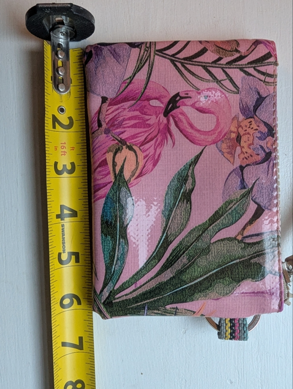 Consuela Pink Flamingo Tropical Wristlet Wallet - Picture 7 of 7